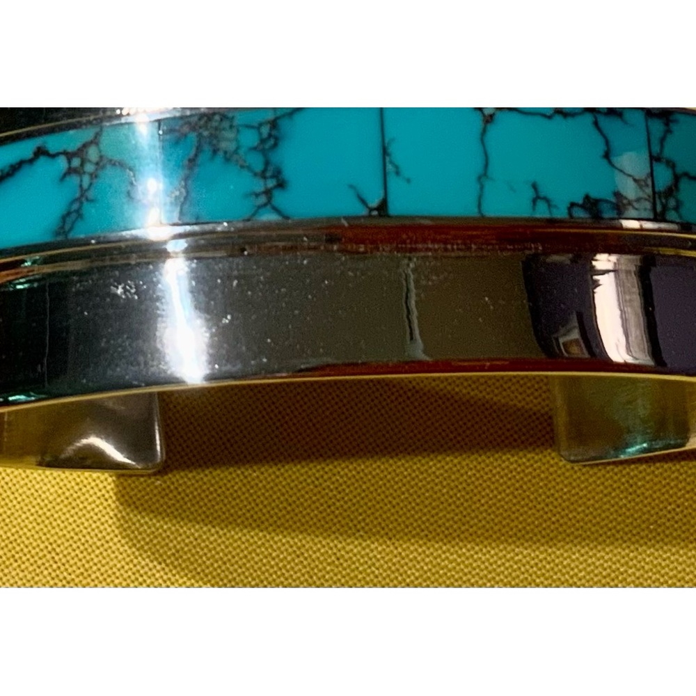 Sterling Silver and turquoise band cuff